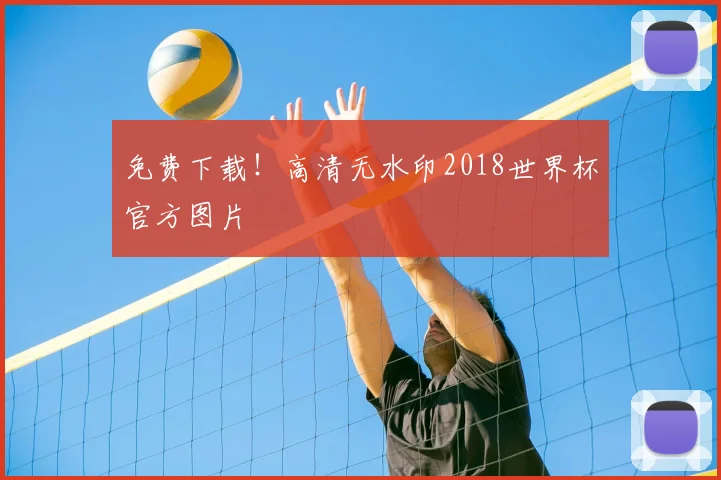 免费下载！高清无水印2018世界杯官方图片